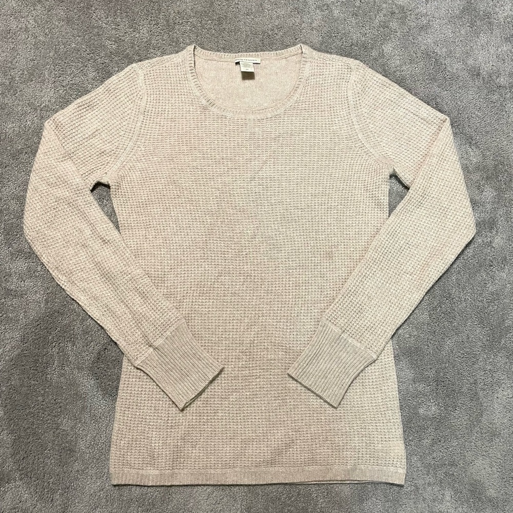 White + Warren Sweater 100% Cashmere Womens Medium Crewneck Pullover Soft Knit